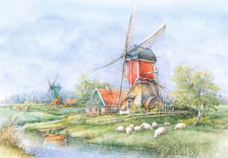 102679 Деревня, Голландия 1000эл.