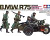 35016 Нем. мотоциклисты на BMW R75 с коляской (с 4 фигурами)