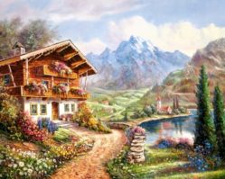 200511 Домик в горах 2000эл.