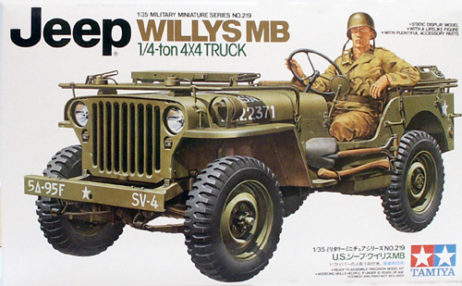 35219 Американский джип WILLYS MB с 1 фигурой водителя