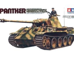 35065 Немецкий средний танк Panther (Sd.kfz.171) Ausf.А с 75 мм пушкой и пулем. KWK42 (с 2 фигурами танкистов)