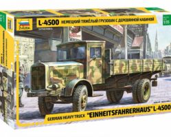3647 Немецкий тяжелый грузовик L 4500 c деревянной кабиной