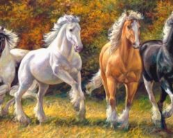 400119 Лошади 4000эл.