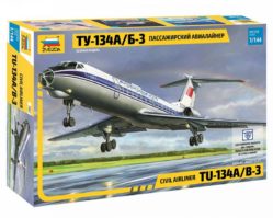 7007 Пассажирский авиалайнер Ту-134А/Б-3