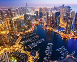 103256 Дубай ночью 1000эл.