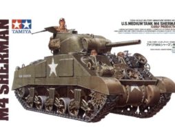 35190 Американский средний танк М4 Sherman 1942г. с 3 фигурами танкистов