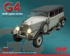 24012 Тур G4, автомобиль германского руководства 2МВ с раскрытым тентом