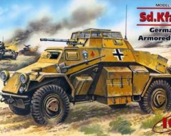 72411 Sd.Kfz.222, германский легкий бронеавтомобиль