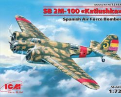72161 СБ 2М-100 "Катюшка", бомбардировщик ВВС Испании