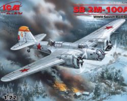 72162 СБ 2М-100А, советский бомбардировщик II МВ