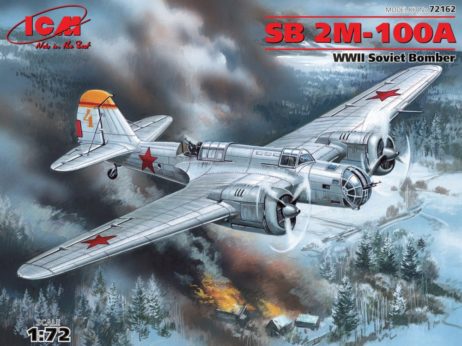 72162 СБ 2М-100А, советский бомбардировщик II МВ