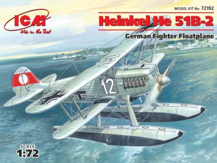 72192 He-51B-2, германский истребитель-гидроплан