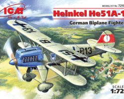 72193 Не-51 А-1, германский истребитель-биплан