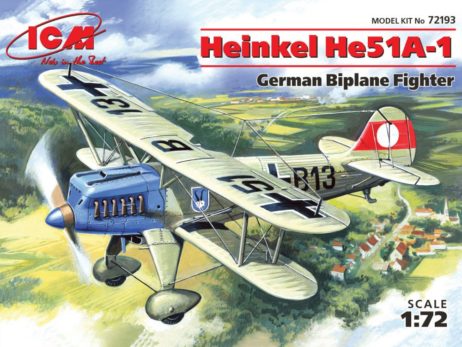 72193 Не-51 А-1, германский истребитель-биплан