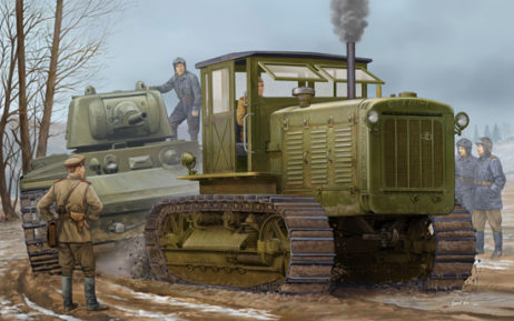 05539 Трактор ЧТЗ С-65 с кабиной
