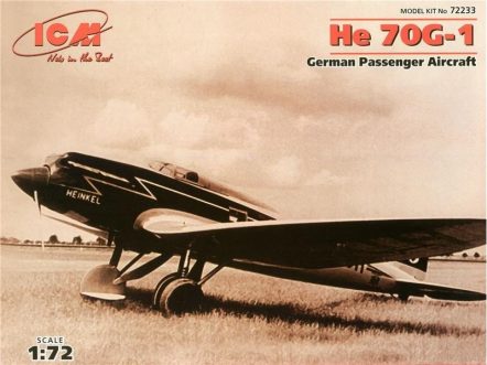 72233 He 70G-1, Германский пассажирский самолет
