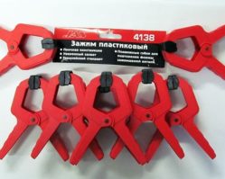 4138 Зажим пластиковый, 50 мм, 8 шт.