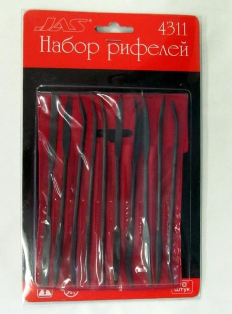 4311 Набор рифелей, 10 шт.