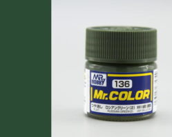 C136 RUSSIAN GREEN (2) (Матовая), 10мл.