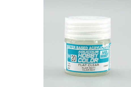 H20 FLAT CLEAR (Лак матовый), 10мл.