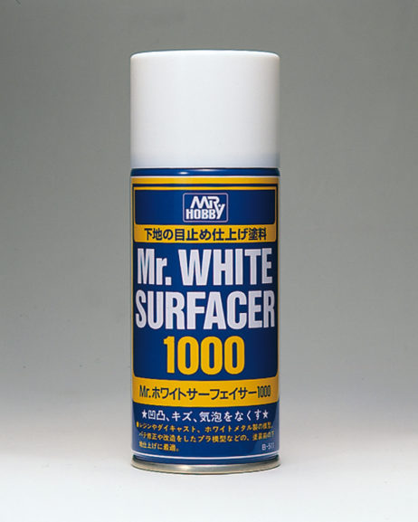 B-511 Грунтовка аэрозольная Mr.WHITE SURFACER 1000, 170мл