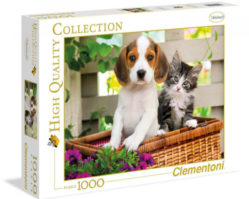 39270 Щенок с котенком 1000эл.