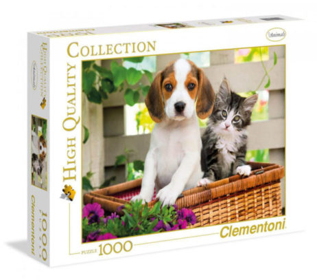39270 Щенок с котенком 1000эл.