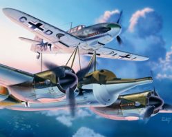 072 Самолет MISTEL 1 JU 88 A-4 with BF 109F