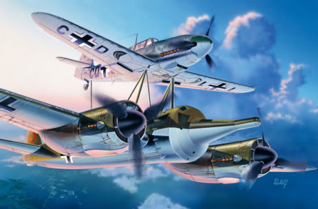 072 Самолет MISTEL 1 JU 88 A-4 with BF 109F
