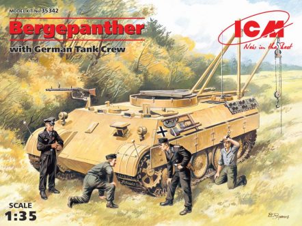 35342 Bergepanther с немецким танковым экипажем