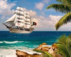 103430 Парусник в тропиках 1000эл.