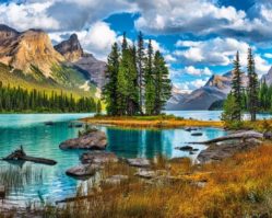 4000эл. Остров на озере (С-400188)