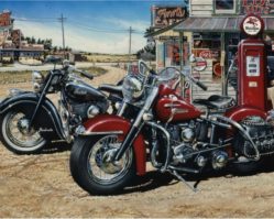 51716/70038 Два мотобайка