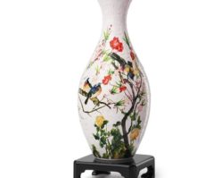 S1001 3D Пазл Ваза "Птицы и цветы"