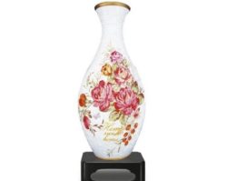 S1008 3D Пазл Ваза "Английская роза"