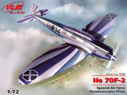 72231 He 70F-2, самолет-разведчик ВВС Испании
