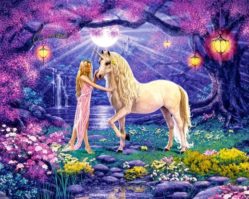 103614 Единорог в саду 1000эл.