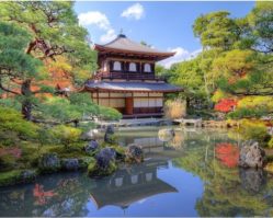H1766 Храм у озера в Киото