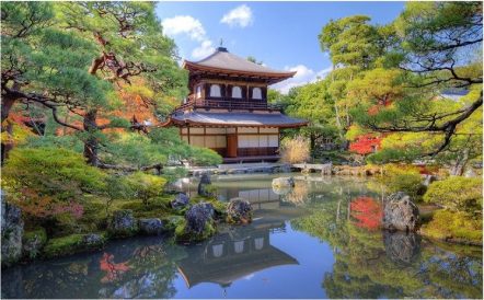 H1766 Храм у озера в Киото