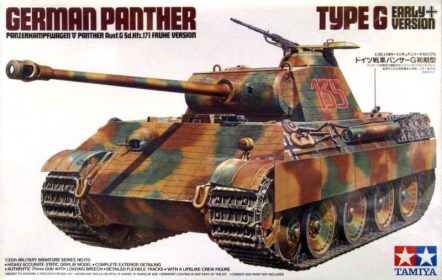 35170 Танк PANTHER Type G (ранняя версия) с 1 фигурой танкиста