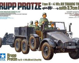 35259 Нем. автомобиль Krupp Protze с 37мм пушкой