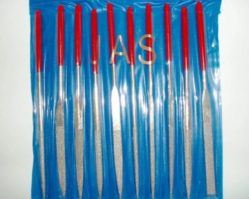 4351 Набор надфилей, алмазные, 10 шт.