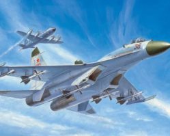 01661 Самолёт Су-27 ранний (1:72)