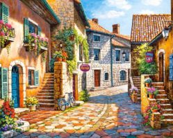 1000эл. Улица в цветах (C-103744)