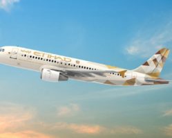 03968 Самолет Airbus A320 Etihad