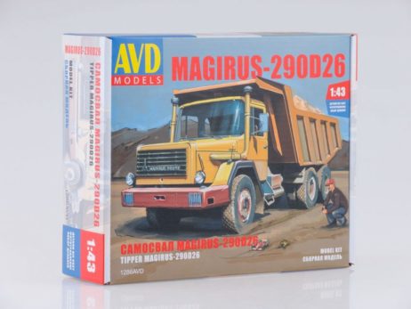 1286 Сборная модель Magirus-290D26K самосвал
