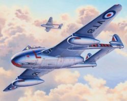 03934 Британский истребитель Vampire F Mk.3