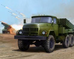 01032 реактивная установка БМ-21 "ГРАД" 9П138