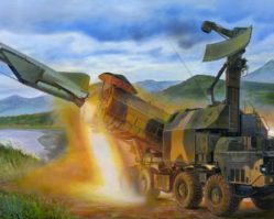 01035 Ракетный комплекс 4К51 Рубеж с ракетой П-15