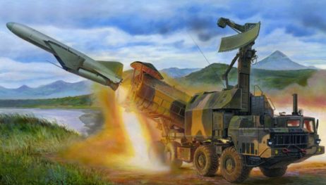 01035 Ракетный комплекс 4К51 Рубеж с ракетой П-15